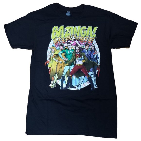 new Big Bang Theory tee t-shirt Bazinga unisex Sydney Cooper GIFT 38 40 MEDIUM - Picture 1 of 9